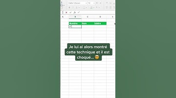 La fonction SEQUENCE sur Excel