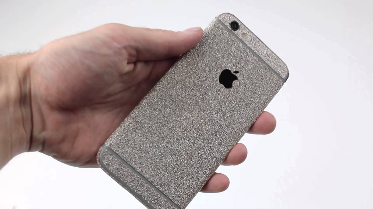 Rose Gold Glitter Decal for iPhone 6 and iPhone 6S