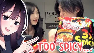 Arii & Lee Try the SPICIEST Noodles... 🔥