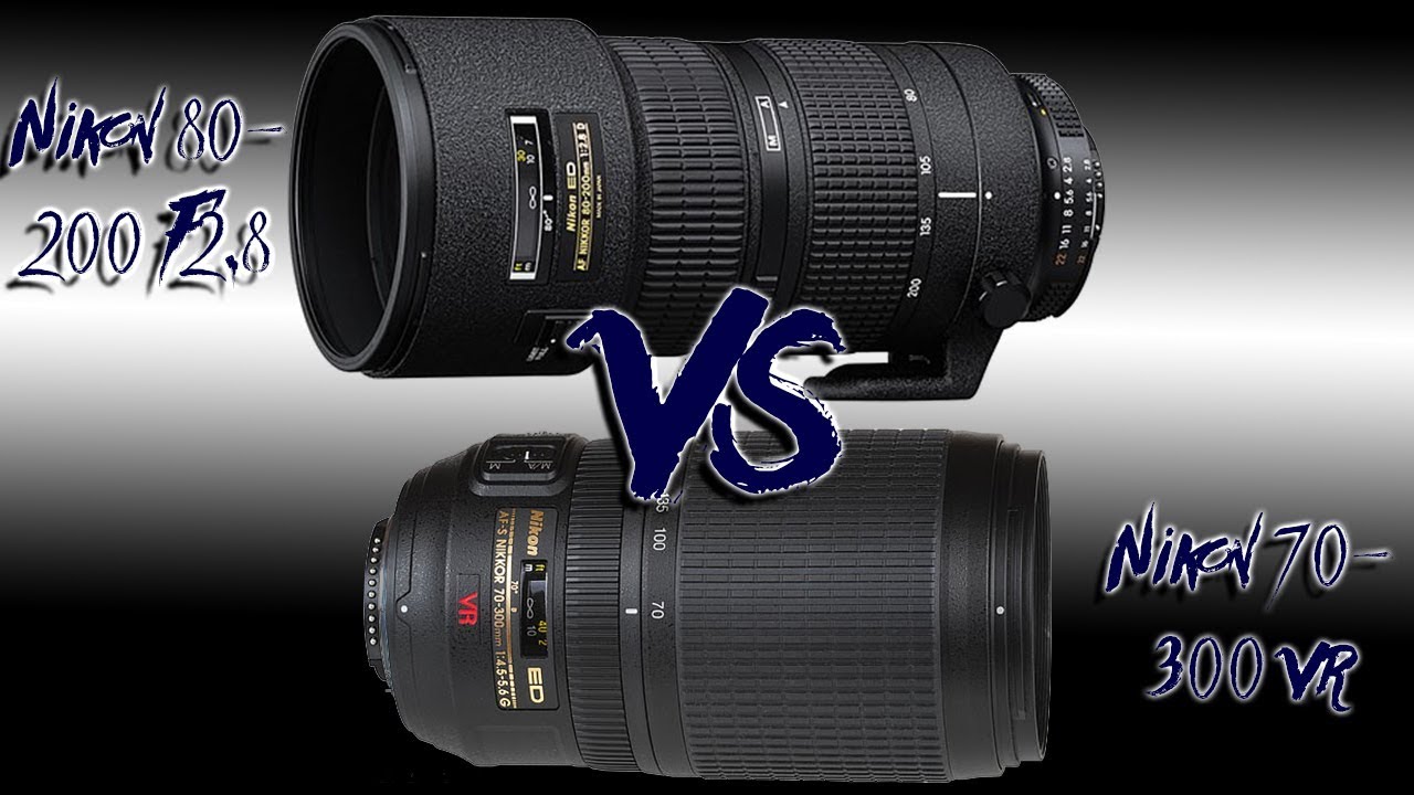 Nikon 80-200mm, 75-300mm, 70-300mm 3本セット Nikon 70-300 VR ou Nikon 80-200 F 2.8 - Qual lente teleobjetiva eu