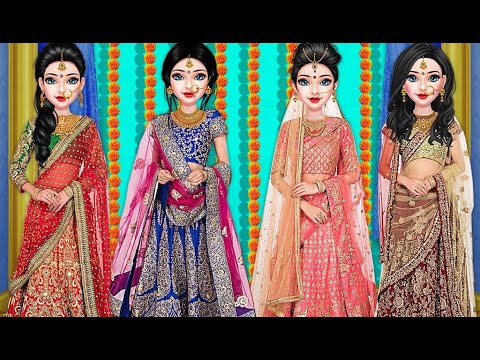 Become a brides stylist, and Makeover princess bride wedding dress up games  | Indian Wedding Style - YouTube