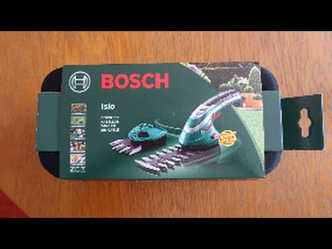 Bosch Isio Cordless Shrub/Grass Shears Quick Review