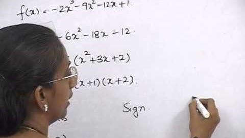 Application of Derivatives Increasing and Decreasing Functions 04