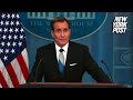 John kirby likens israeli airstrike that killed civilians to us bombings in iraq afghanistan