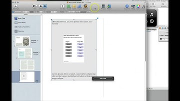 HTML Widget with iBooks Author