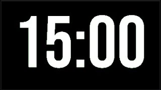 15 Minute Timer - 900 Seconds Countdown