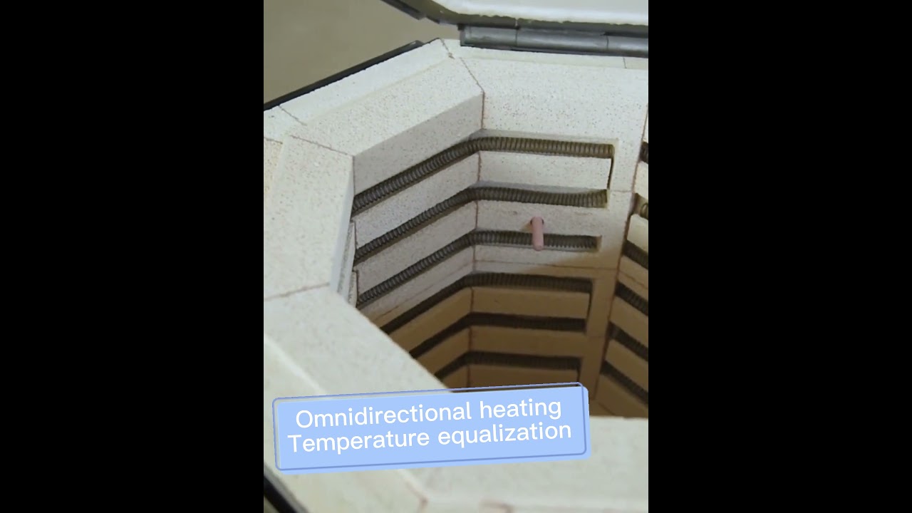 1300 C 8 sided Intelligent Top Loading Ceramic Kiln