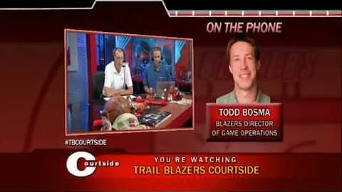 Trail Blazers Courtside - Todd Bosma On Working Th...