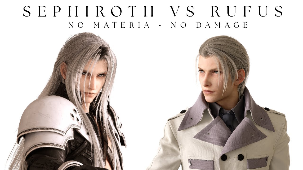 Sephiroth vs Rufus (No Materia, No Damage)