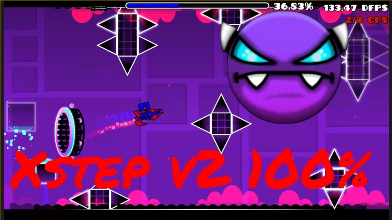 (45k sub special) Xstep V2 100%! (4th demon) - YouTube