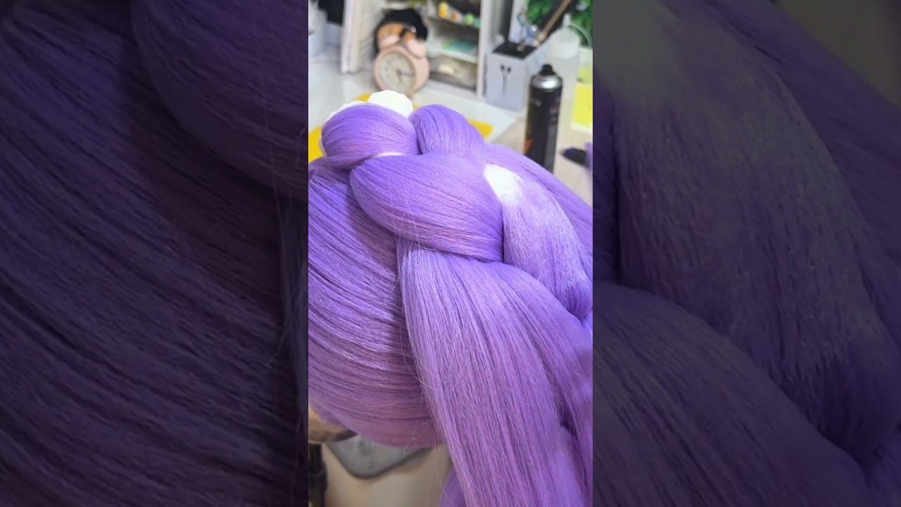 Финальная часть укладки парика на Руми #cosplay #kpopdemonhunter