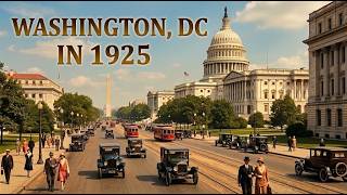 A Tour of Washington DC in the 1900s (AI Reconstruction)