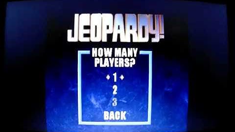 Jeopardy! Playstation One Gameplay 1