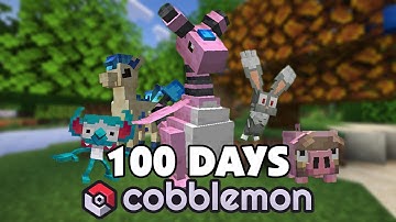 I Spent 100 Days in the NEW Cobblemon 1.6 UPDATE With ONLY Shiny Pokemon!