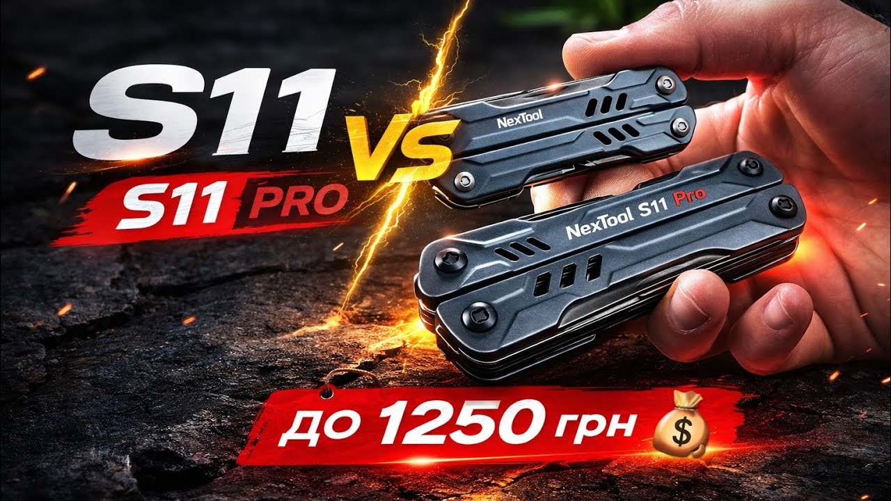 Не переплати! EDC мультитули до 1250 грн — NexTool Mini Sailor S11 vs S11 Pro