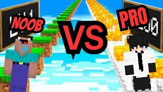 NOOB VS PRO PARKOUR CHALLANG IN MINECRAFT ||