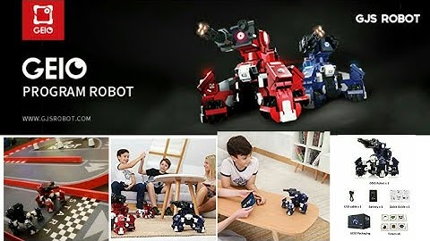 GJS Robot – GEIO Gaming Robot, App-Connected Program Robotic, STEM Educational Robots for Kids to Le