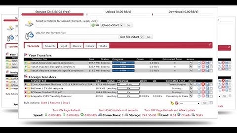 How to install Torrent Flux & TorrentFlux-b4rt & TorrentFlux-NG SeedBox