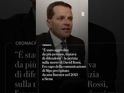Video Mps, morte David Rossi, la perizia: Aggredito da più persone, tentava di difendersi