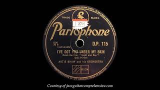 Artie Shaw (1946) [IVE GOT YOU UNDER MY SKIN] @JGCHistory