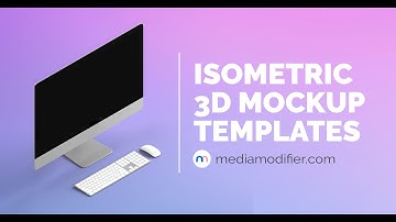 Make 3D Isometric Mockups