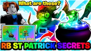 NOOB Spawns With RAREST RAINBOW St Patrick's Pets! Roblox Clicker Simulator screenshot 5