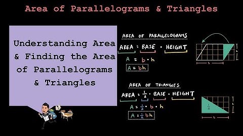 Area of Parallelograms and Triangles