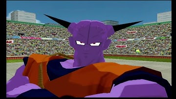 Dragon Ball Z Budokai(Gamecube)-Nappa vs Captain Ginyu VI