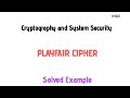 Learn Playfair Cipher with Easy Example | Substitution Cipher Techniques in Hindi 🔐