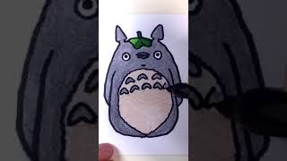 DIY My Neighbor Totoro Shrink Plastic #shorts