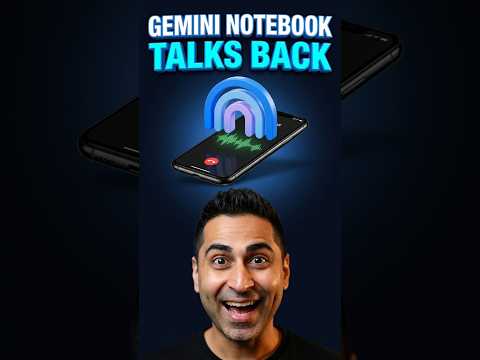 Gemini Notebook now talks back, out loud