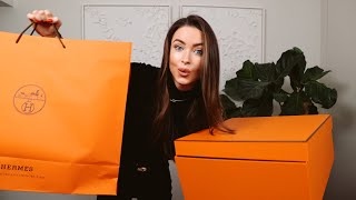 WINTER SHOPPING IN LONDON | HERMES, CHANEL, LOUIS VUITTON UNBOXING | EMMA MILLER