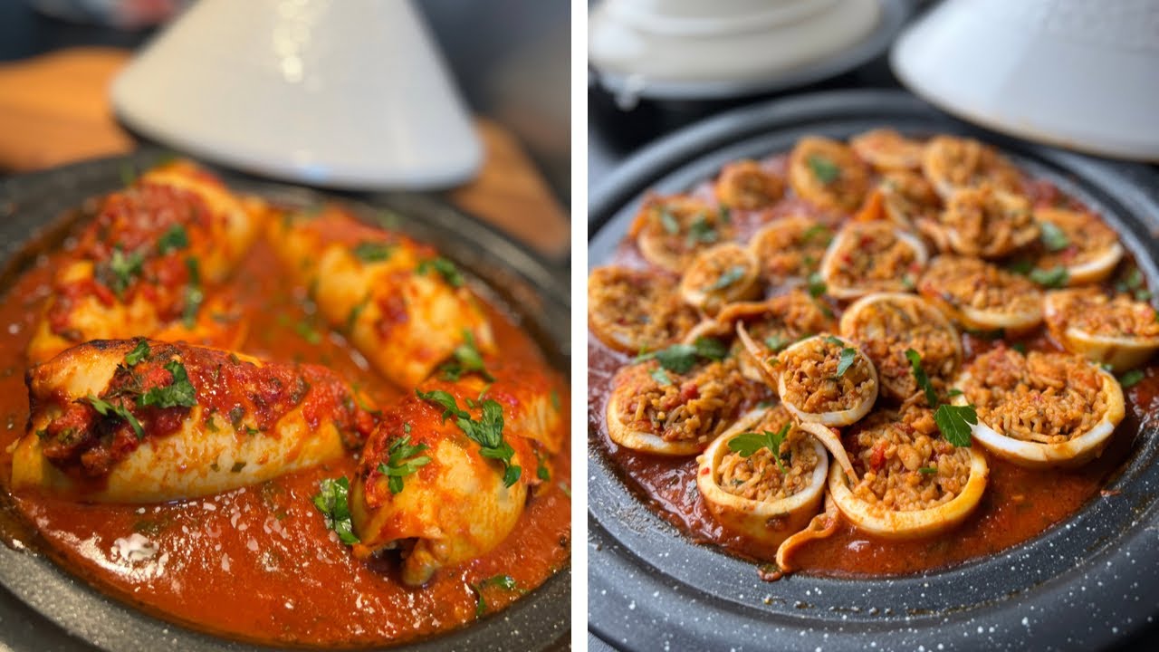 Délicieuse recette de calamar 🦑 farci