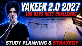 100 days complete syllabus Neet 2027 challenge|Neet 2027 Preparation|study Vlog