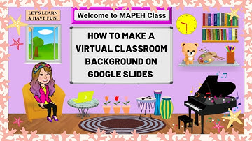 How to Make a Virtual Classroom Background on Google Slides