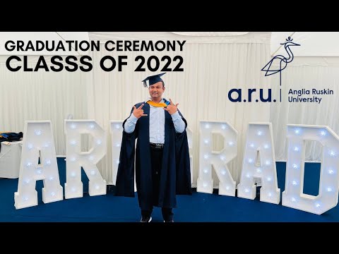 Graduation Ceremony at Anglia Ruskin University, Class of 2022 #graduation