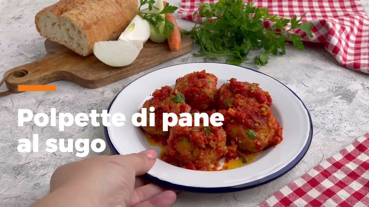 Polpette di pane al sugo