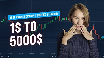 MY PRIVATE TRADING STRATEGY FOR BINARY OPTION Pocket, Quotex | $1 TO $5000 in one day