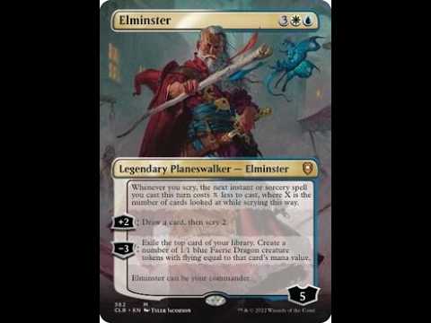 elminster mtg commander deck Commander Legends: Battle for Baldur's Gate Elminster 100+ Deck Box for Magic:  The Gathering main image 0
