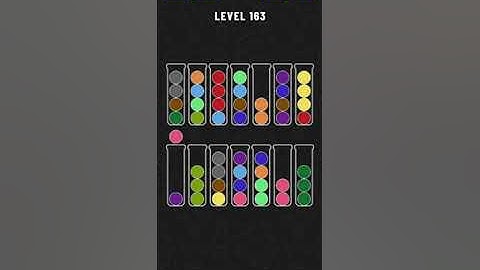 Ball Sort - Color Puzzle Game - Level 163 - Walkthrough SOLVED by RobotPlayer AI!!!