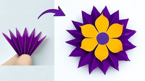 How to Make Flower with Paper 🌸| Easy Paper Flower Making 🌸| DIY Paper Bouquet Tutorial🌸