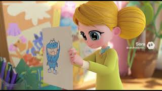 Yellow D And Papatuk All Wall