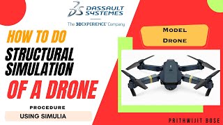 Epic Drone Structural Simulation | Using similia - Dassault System | Action on simulation world