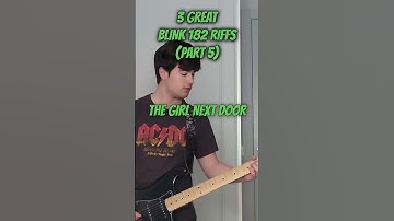 3 GREAT BLINK 182 RIFFS (PART 5) #shorts #blink182 #poppunkrock #viralvideo
