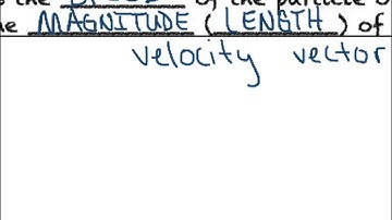PARAMETRIC EQUATIONS - MOTION ALONG A CURVE