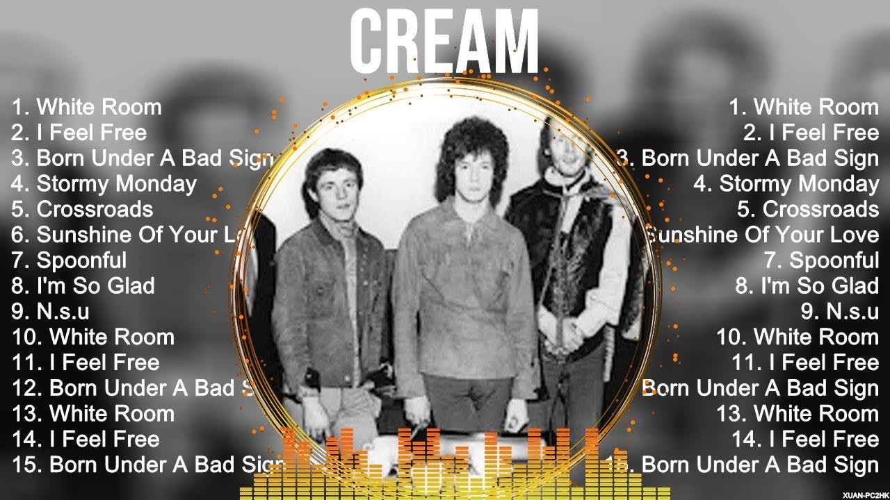 The Best Of Cream Top 10 Artists of All Time Cream Greatest Hits