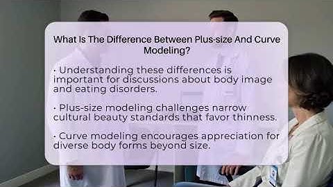 What Is The Difference Between Plus-size And Curve Modeling? - Inside Body Image