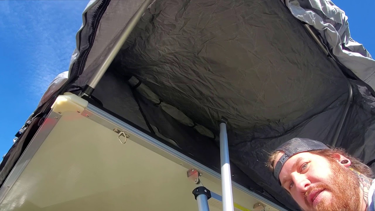 How to setup a Mt Shasta Extended CVT rooftop tent