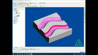 powerMILL Tutorial shallow boundary, finishing, raster finishing