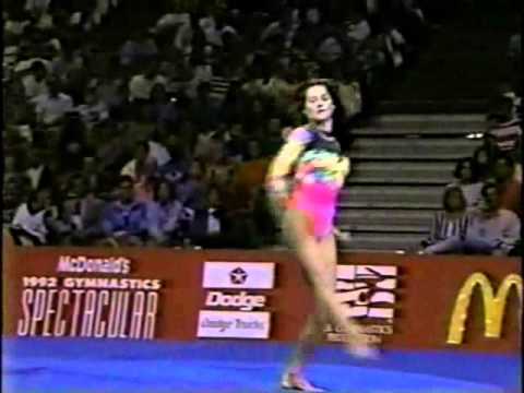 Nadia Comaneci 1992 McDonald's Gymnastics Spectacular with Bart Conner